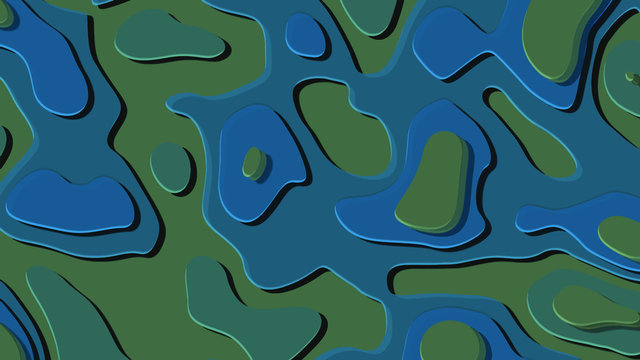 Seamless pattern background of multicolored lines with scribbler.