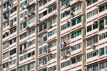 Fototapeta premium Housing in Hong Kong