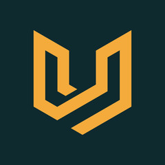 Letter U design logo