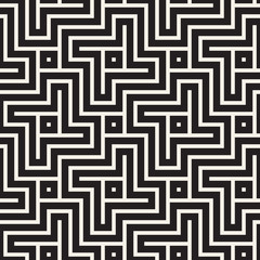 Vector seamless pattern. Modern stylish abstract texture. Repeating geometric tiles