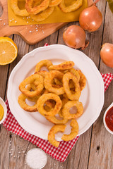 Onion rings. 