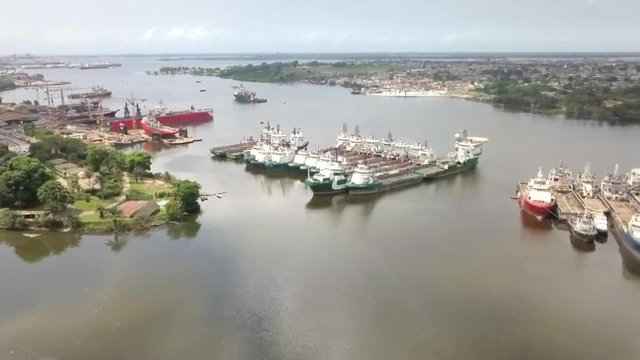 Shipyard in Abidjan