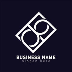 BB Initial letter logo vector template