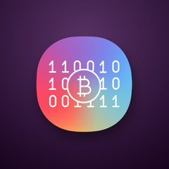 Binary code app icon