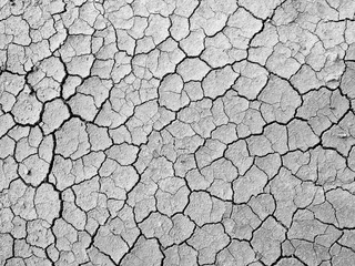 cracks in the ground