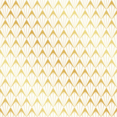 Seamless gold Art Deco pattern