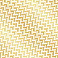 Seamless gold Art Deco herringbone pattern. Abstract geometric vector pattern background.