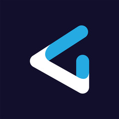 K Letter logo icon vector template