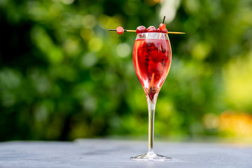 Cocktail cerise