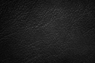 Black leather texture - obrazy, fototapety, plakaty