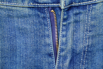 Zipper jean