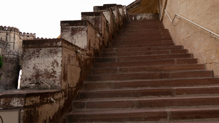 Fototapeta na wymiar Image Of Mehrangarh Fort, Shot At Jodhpur