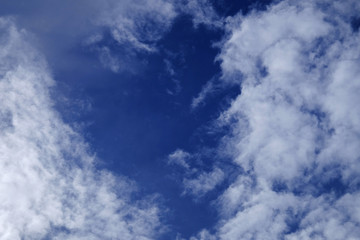 blue sky with cloud