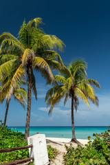 Amazing caribbean beach in Varadero, Cuba