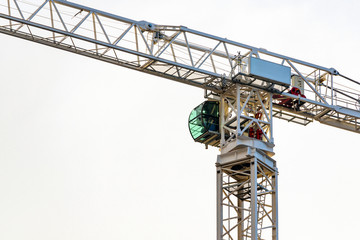 Naklejka premium crane cab