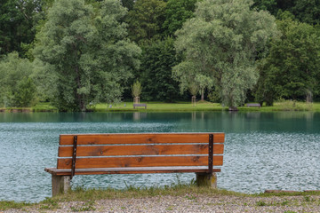 The park bench