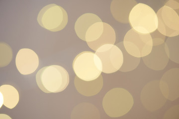 Blurred gold color circles