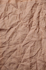 Background of crumpled fabric