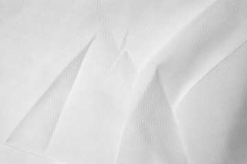 Wrinkle white fabric cloth texture