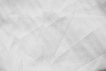 crumpled white fabric cloth texture