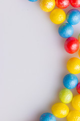 colorful sugar sprinkles Macro background decoration for cake and bakery