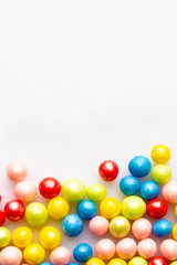 colorful sugar sprinkles Macro background decoration for cake and bakery