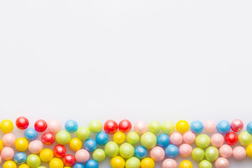 colorful sugar sprinkles Macro background decoration for cake and bakery