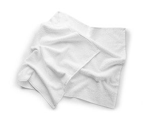 Obraz na płótnie Canvas Clean soft towel on white background