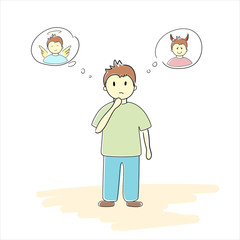 Boy have difficult choices to make