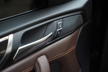 Fototapeta na wymiar Modern car's interior detail