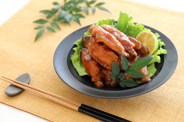鶏手羽中照り焼き