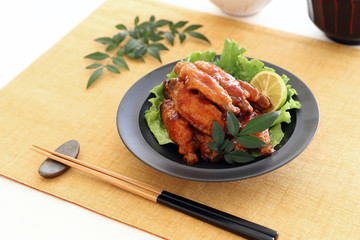 鶏手羽中照り焼き