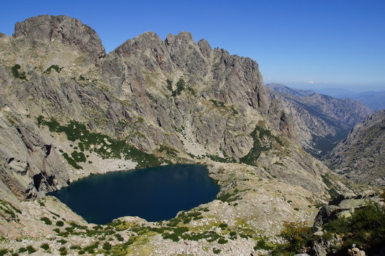 Fototapeta Lac de Capitello - Corsica