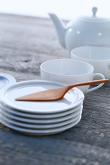 ティータイムのテーブルセッティング