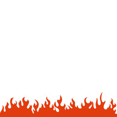 Fire and flame graphic design template vector illustration