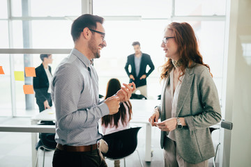 Business zoung people conference in modern office