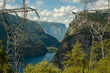 high voltage power lines