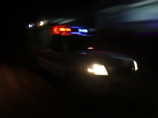 Obraz na płótnie Canvas emergency vehicle