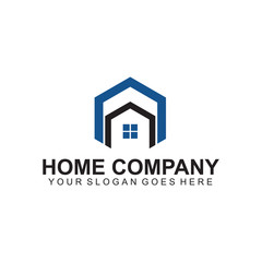 Home logo design vector template