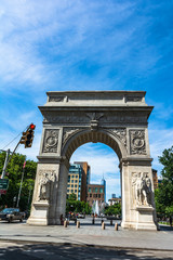 Fototapeta na wymiar The Washington Square Arch, Manhattan, NYC