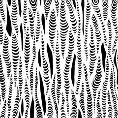 White and black grunge pattern. Background. Brush. Vector.