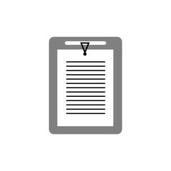 Vector icon sheet for writing, document icon