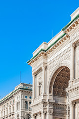 Vittorio Emanuele II Gallery Exterior, Milan