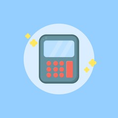 calculator flat design vector