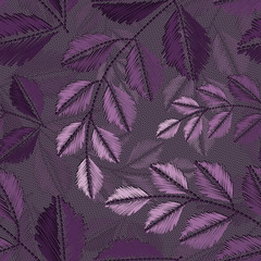 Gentle botanical composition. Seamless vector pattern background 42