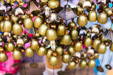 Pattern of gold bell