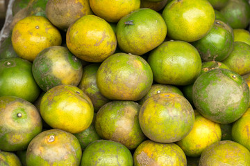 pile of orange in the market