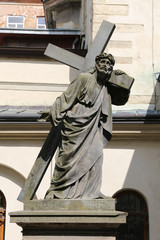 Jesus Statue in Armenian Cathedral of Lviv, Ukraine