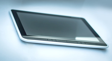 modern e-book . isolated on a black background.