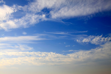 Obraz premium blue sky and white clouds